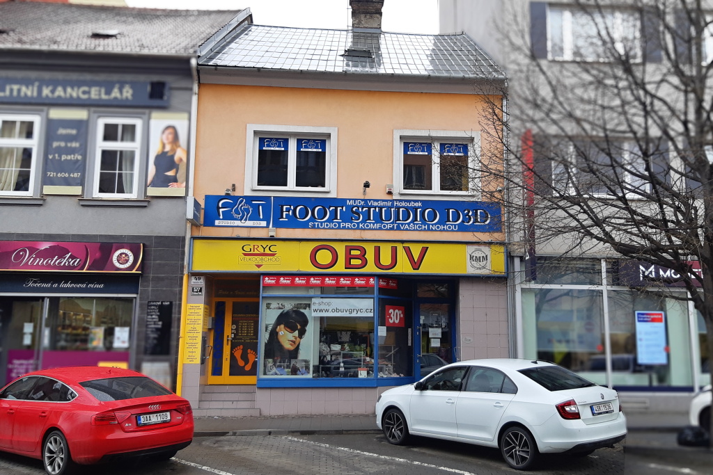Budova Foot Studio D3D na Palackého třídě v Brně